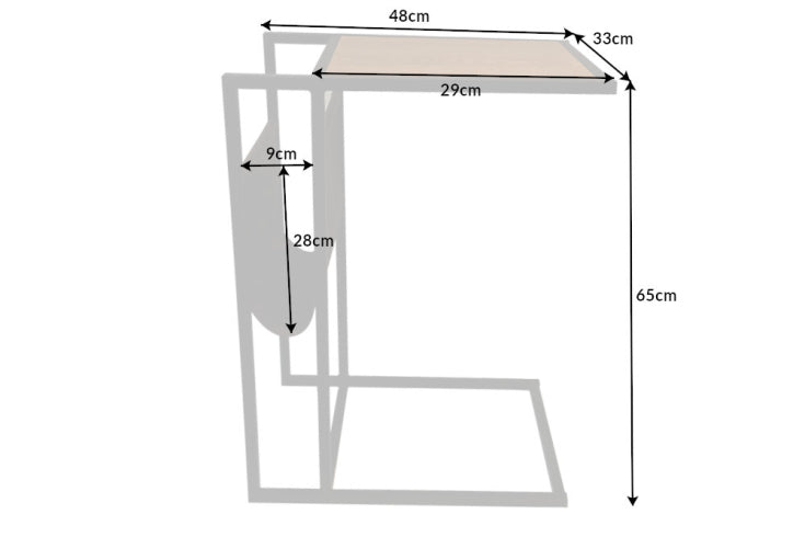 Dimensiones de la mesa