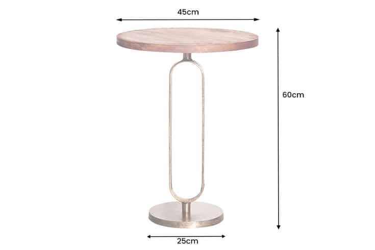 Dimensiones de la mesa