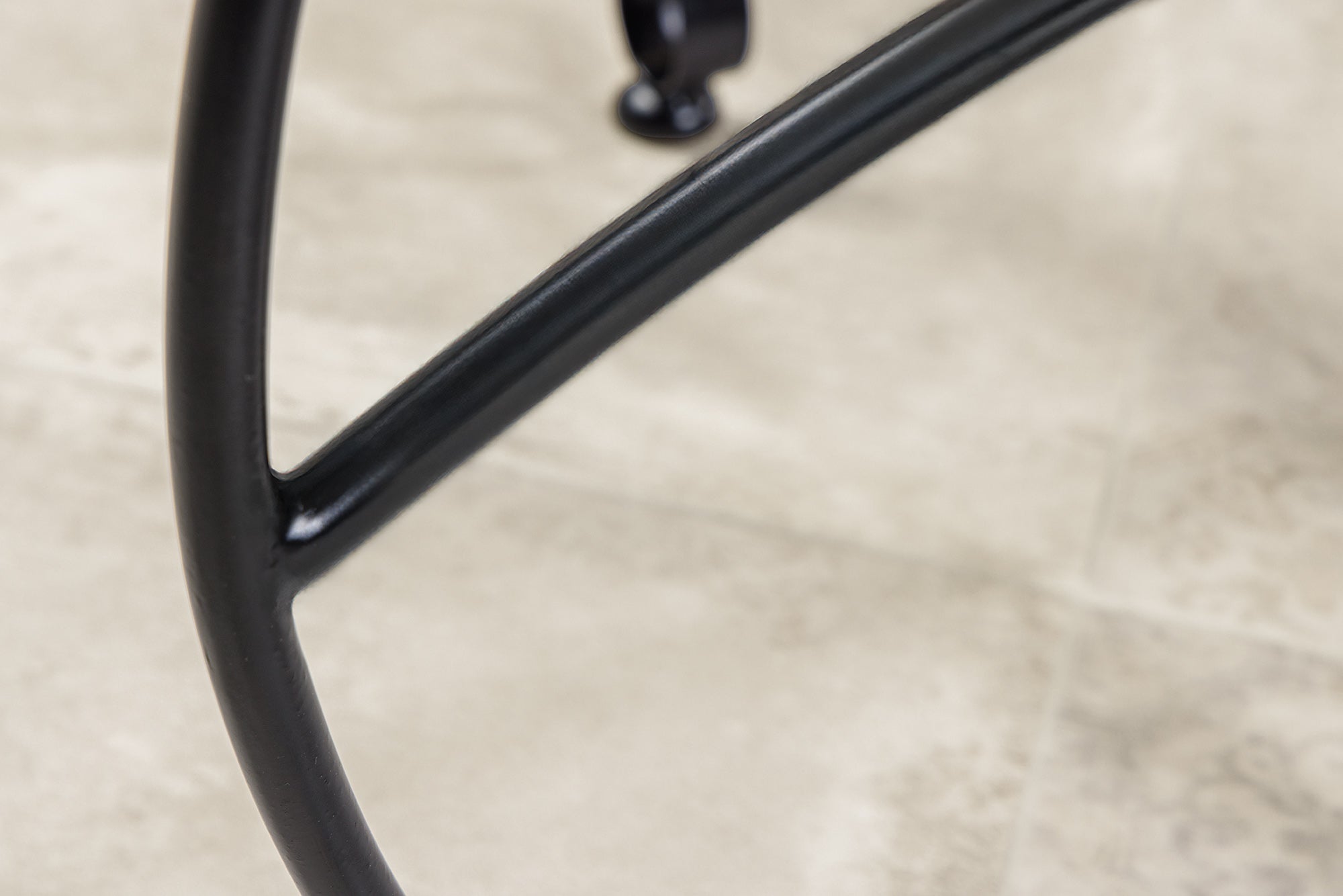 Table d'appoint ronde MARRAKESH 40cm table à thé argentée plateau amovible pliable