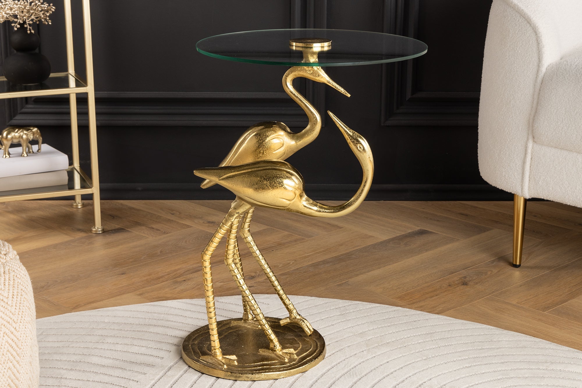 mesa-dappoint-ronde-vida-silvestre-grúa-55cm-escultura-de-grúas-en-vidrio-de-oro-hecha-a-mano_44832 (inv)