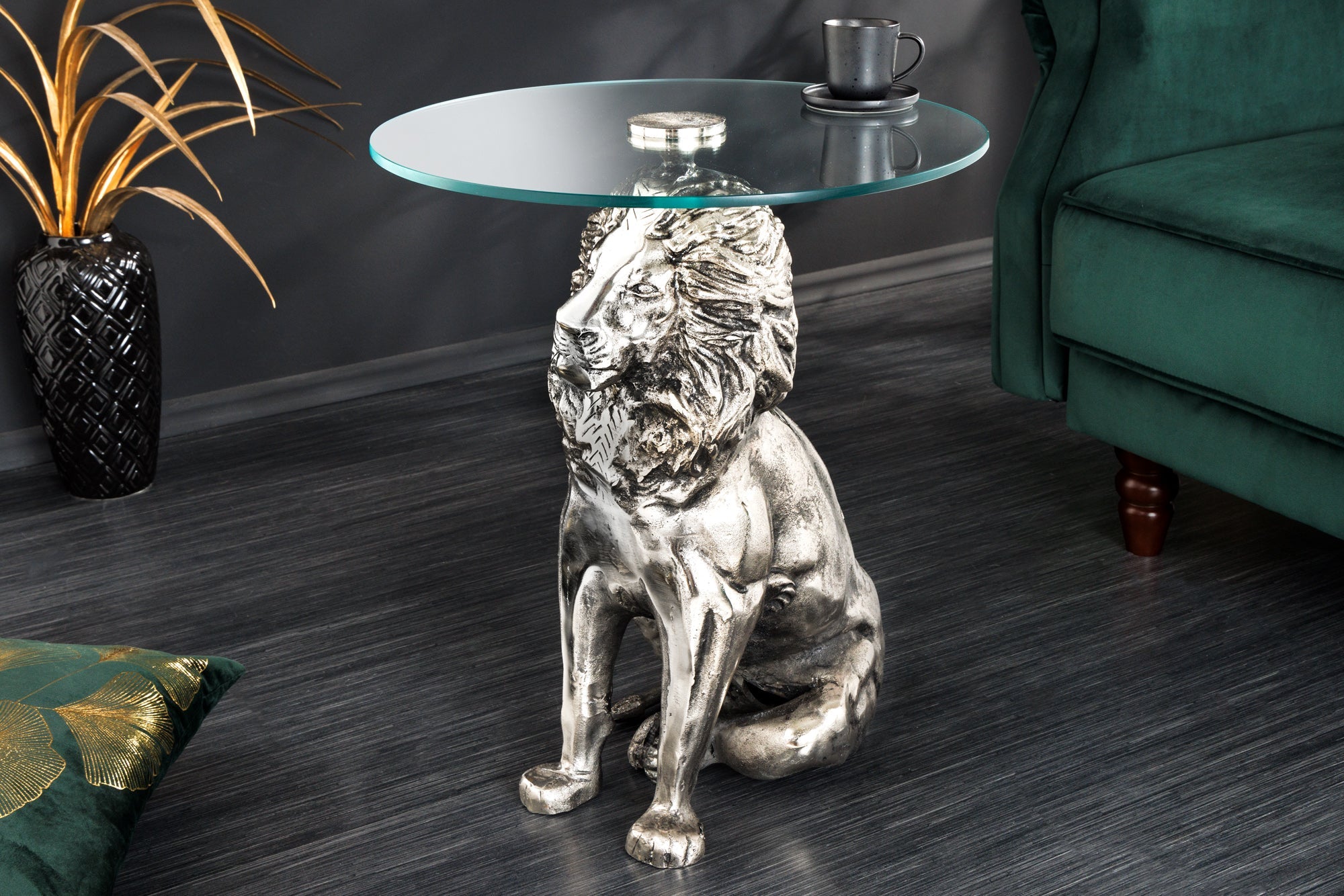 mesa-dappoint-ronde-leon-silvestre-60cm-plata-antique-metal-verre-escultura-leon_44826 (inv)