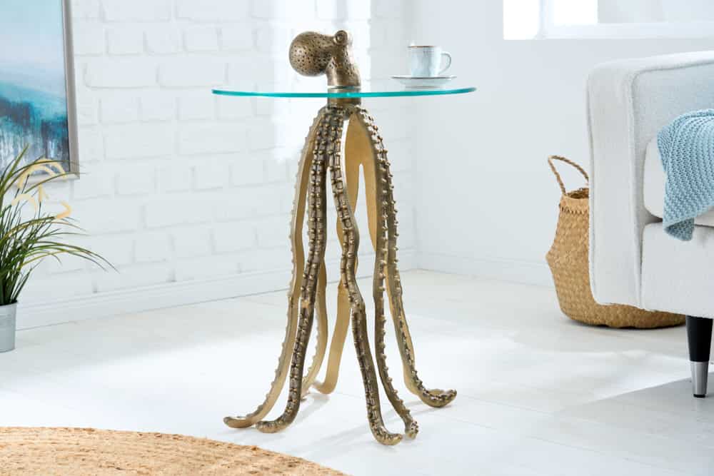 mesa-dapunto-redonda-vida-silvestre-octopus-70cm-latón-metal-oro-escultura-vidrio-hecho-a mano_43498 (inv)