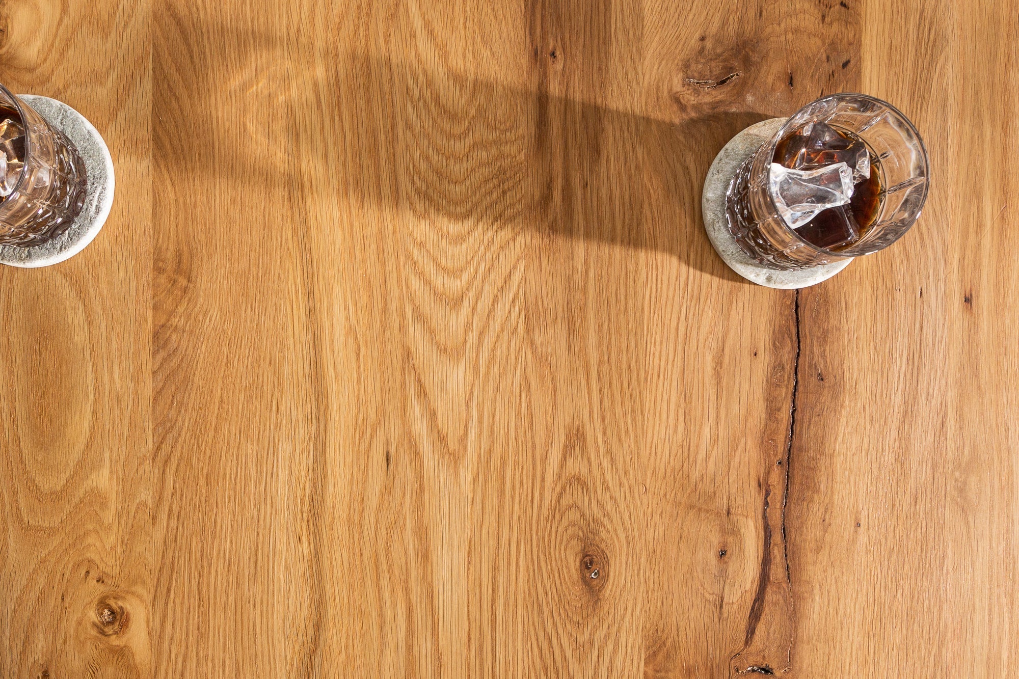 Table de bar solide CASTLE 120cm table de bar en chêne sauvage naturel design industriel