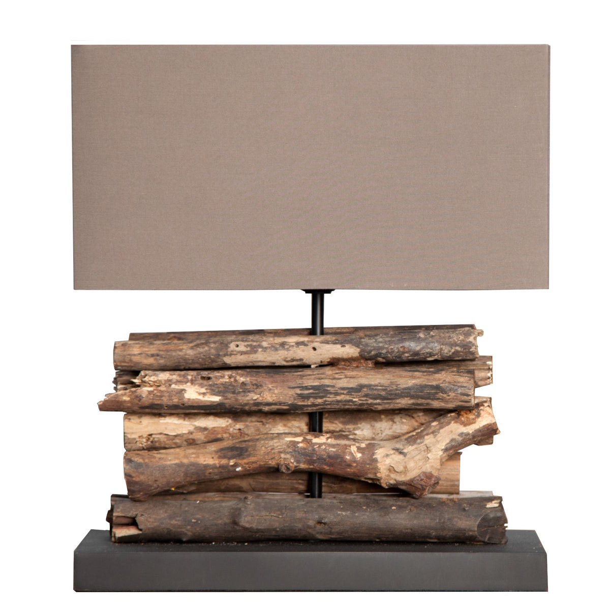 Table lamp PERIFERE driftwood brown
