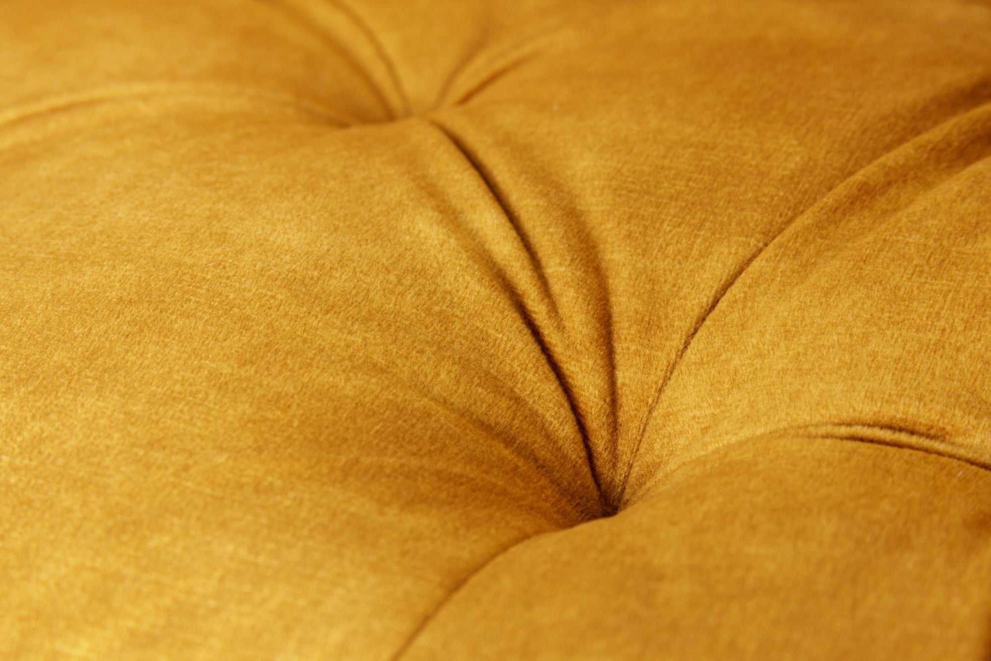 Tabouret de bar design MILANO chaise de bar en velours jaune moutarde avec dossier en métal noir