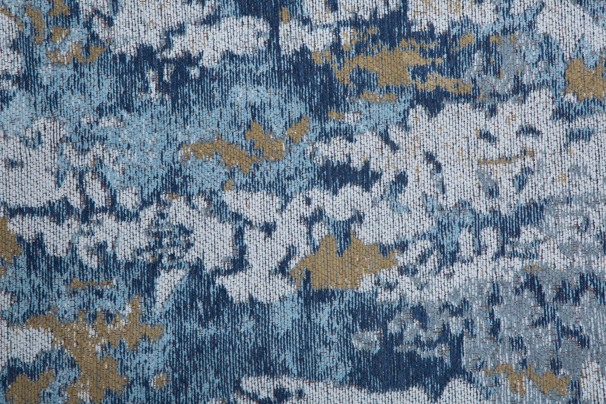 Tapis design ABSTRAIT 240x160cm coton bleu