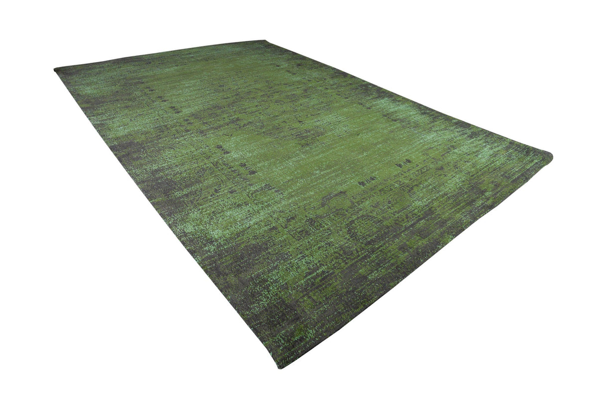 Tapis élégant en coton POP ART 240x160cm motif oriental vert émeraude