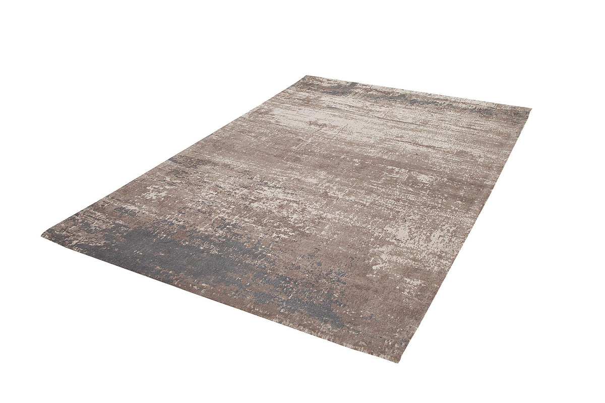 Tapis vintage en coton MODERN ART 240x160cm beige gris aspect usé