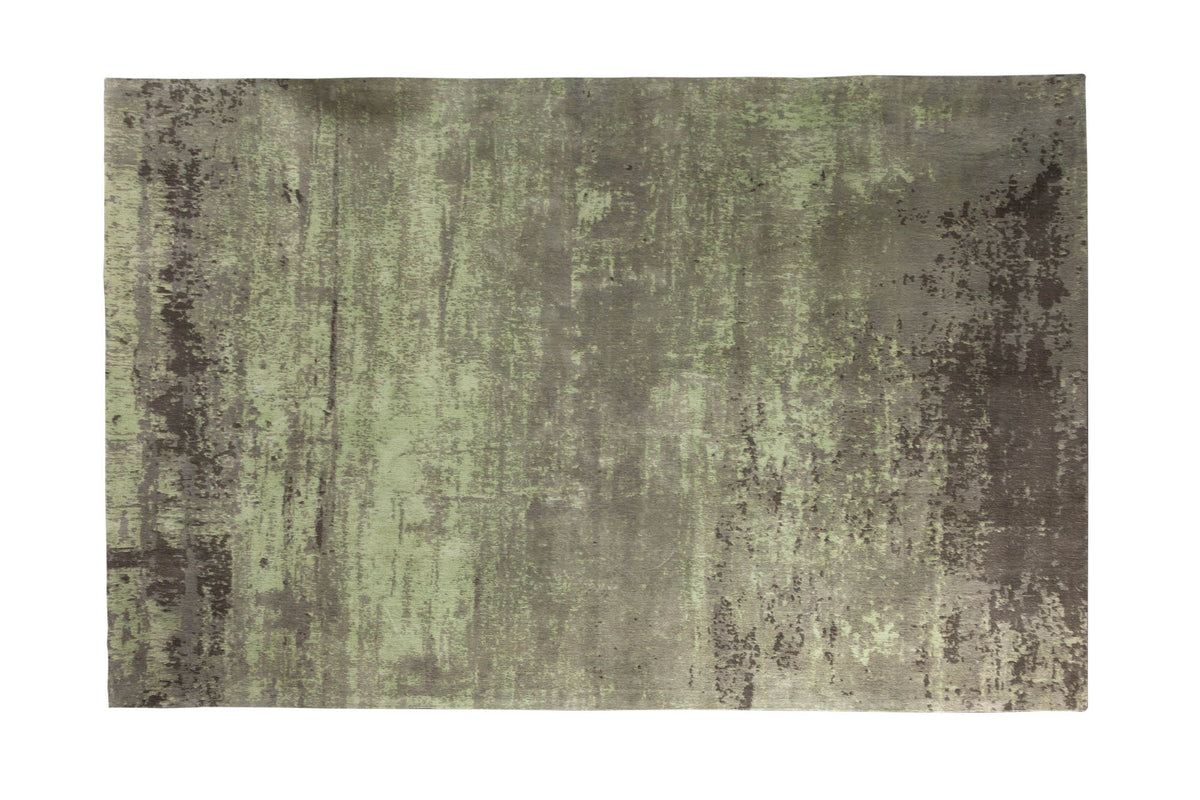 Tapis vintage MODERN ART 240x160cm aspect usé vert lavé