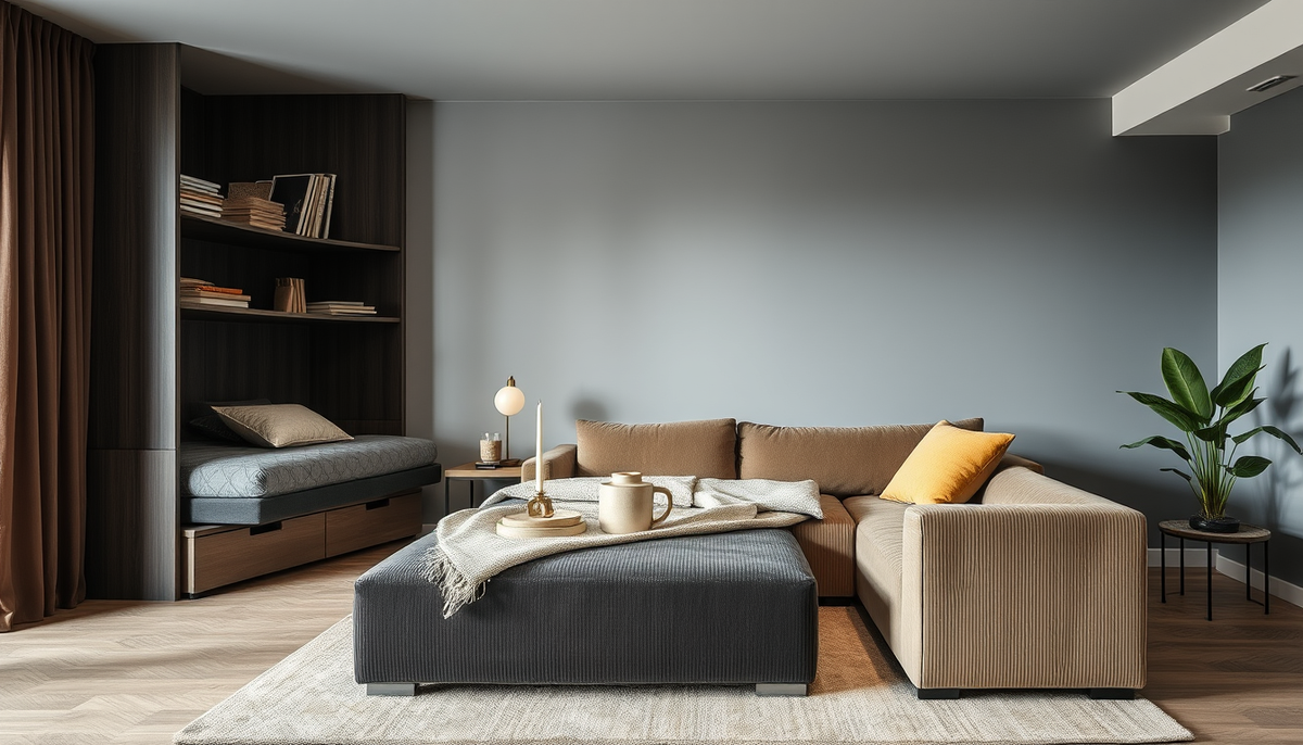Casafab : Créez un intérieur multi-usages avec literie coffre et canapés convertibles en velours côtelé et tissu boucle — conseils déco, gain de place et durabilité.