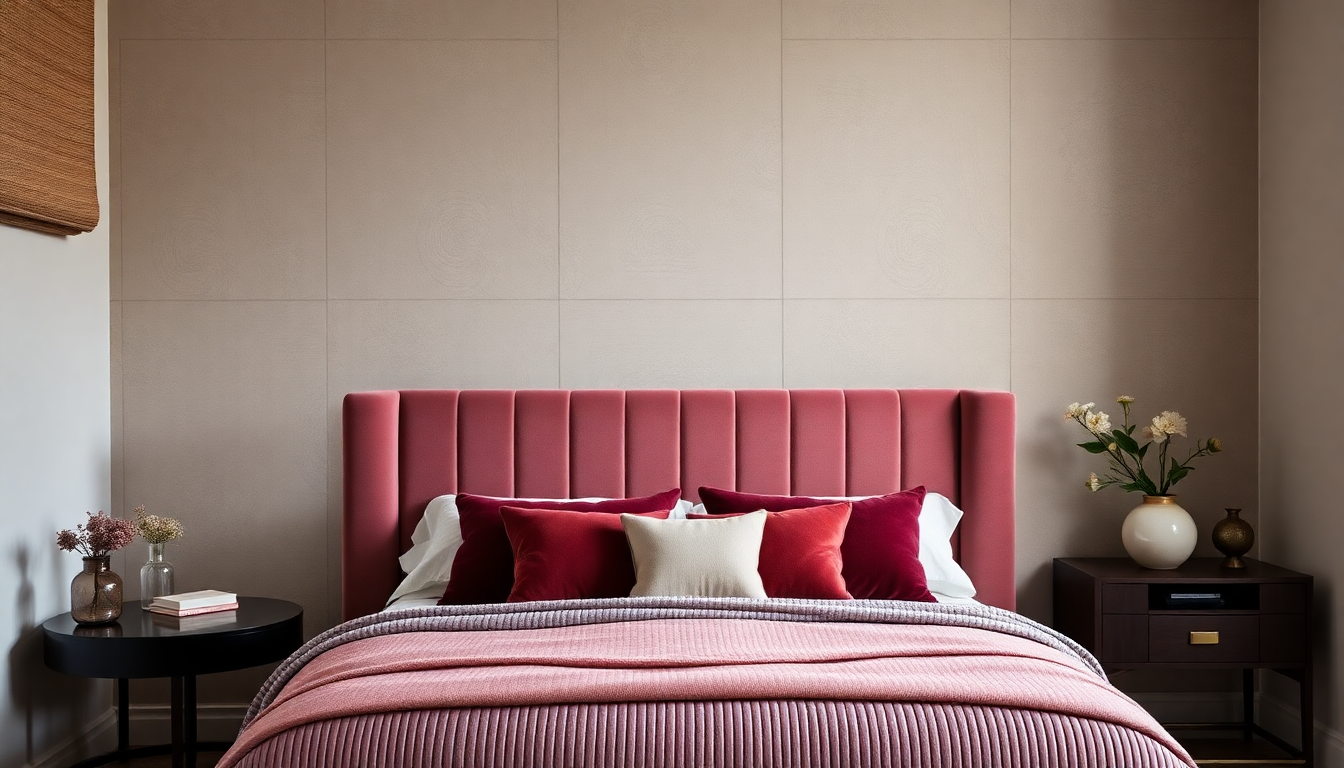 Tendances 2026 : Comment associer literie moderne en velours côtelé et tissus boucle pour un intérieur à la fois pratique, chaleureux et élégant