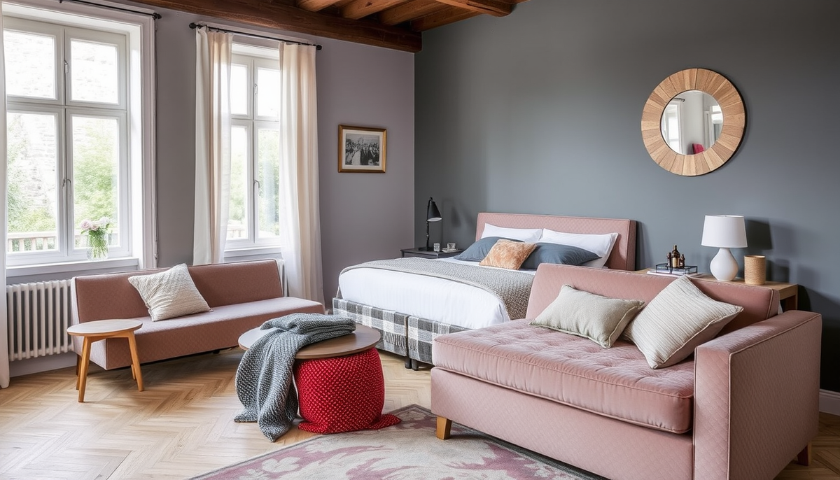 Casafab: Intérieur éco-chic et fonctionnel grâce à la literie coffre et aux canapés convertibles en velours côtelé et tissu boucle — conseils de texture, rangement et style