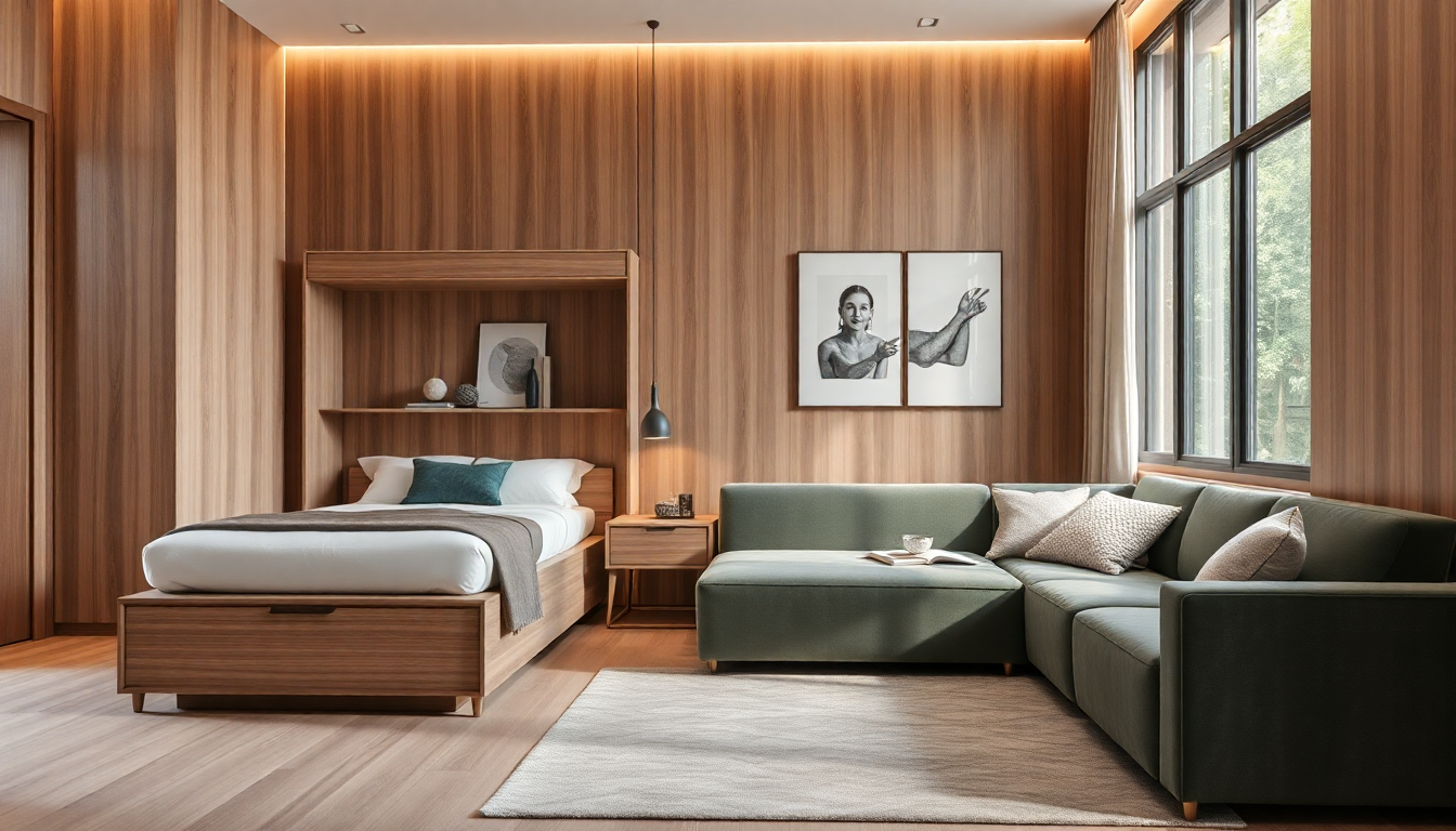 Optimisez chaque pièce avec une literie moderne à coffre et des canapés reformables en velours côtelé et tissu boucle - l’approche Casafab pour un intérieur polyvalent
