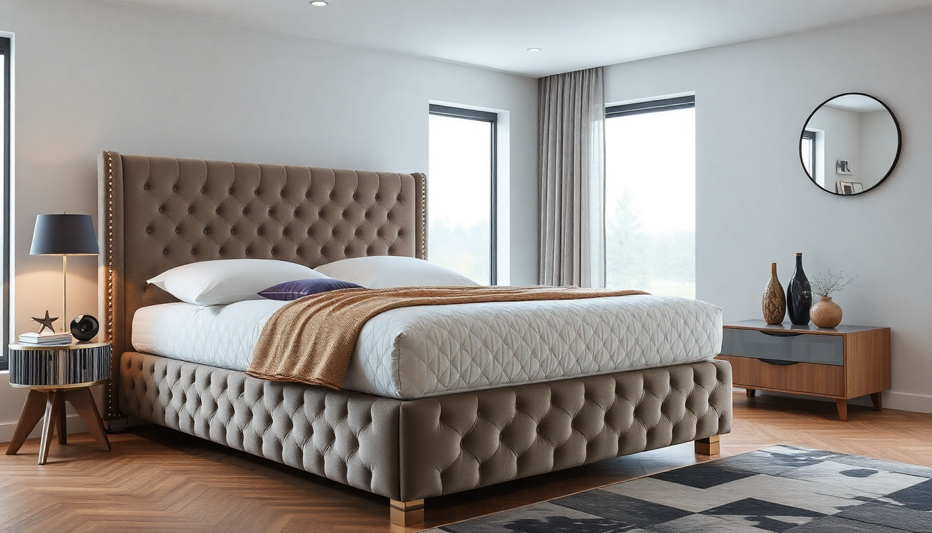 Du rangement invisible au confort visible : optimiser petits espaces avec literie avec coffre, sommiers avec rangement et canapés convertibles en velours côtelé & tissu boucle velours