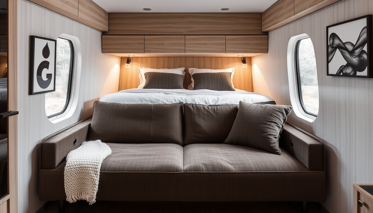 Du velours côtelé au tissu boucle: guide Casafab pour une literie coffre et des canapés reformables qui transforment les petits espaces en havre chic et durable.