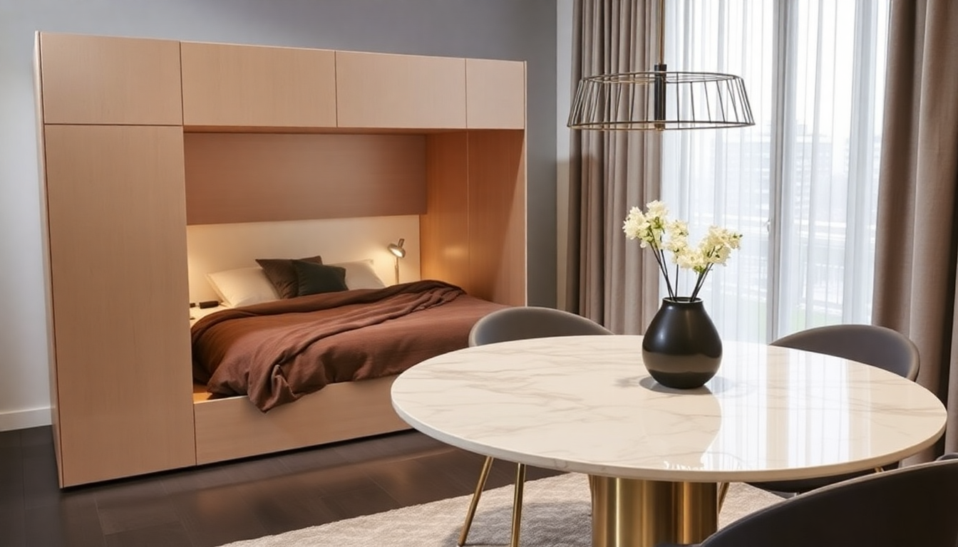 Cómo elegir la cama arcón y la mesa de comedor redonda de mármol ideales para un interior moderno en 2025