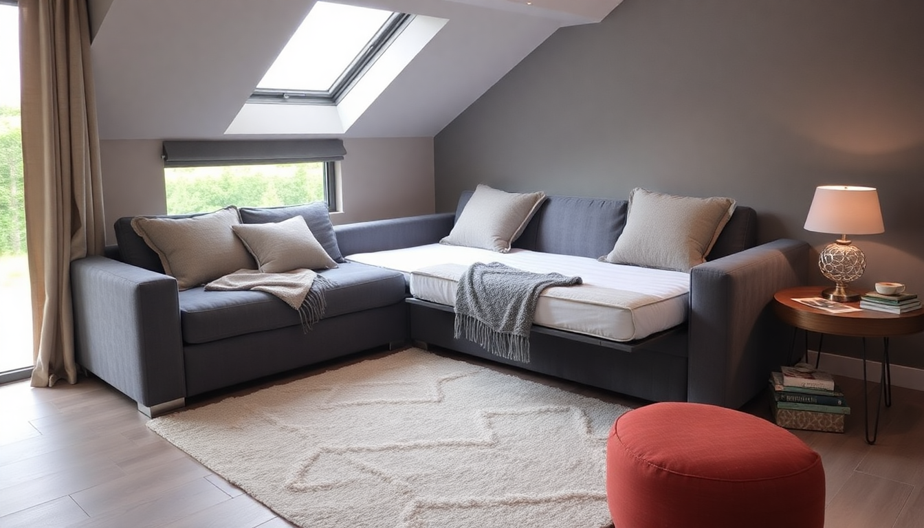 Palette tactile Casafab : marier velours côtelé et tissu boucle sur literie coffre et canapés convertibles pour un intérieur chaleureux et gain de place.