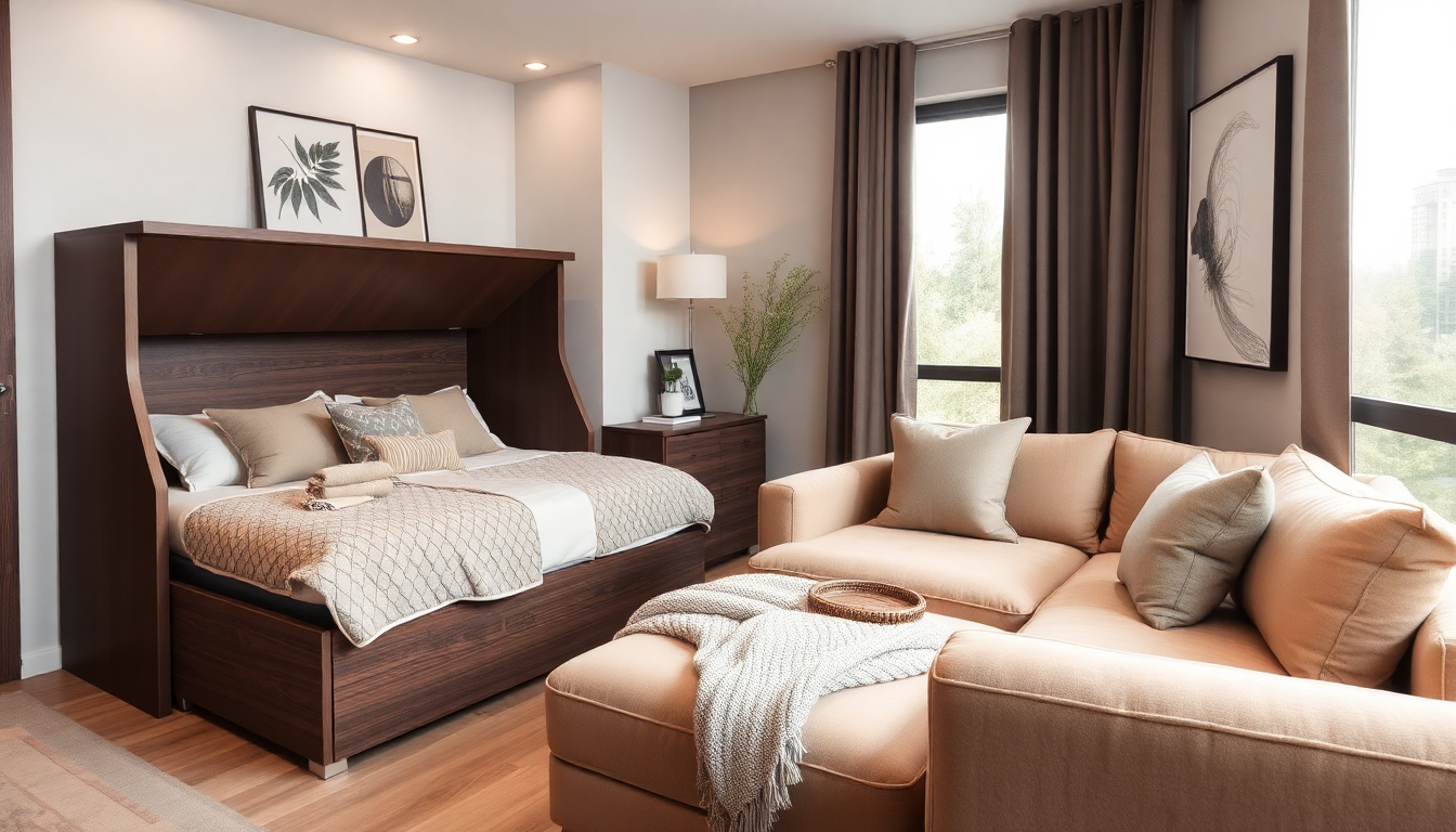 Literie avec coffre et canapés à système modulable : marier velours côtelé et tissu boucle pour un intérieur Casafab fonctionnel et chic