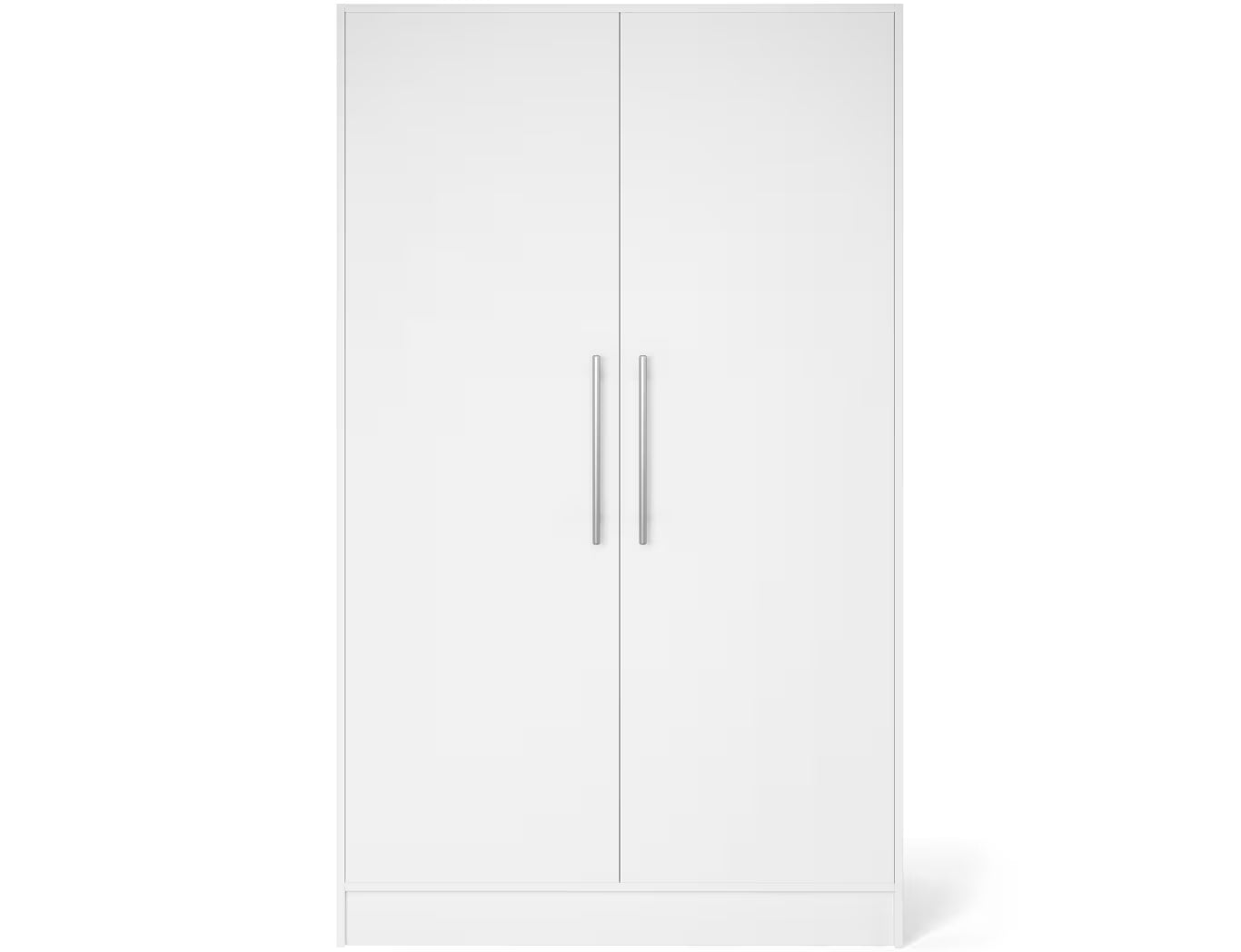 Armoire Dressing 2 Portes 120 cm – Design Moderne + Grand Rangement – Miroir Optionnel - NORVIA