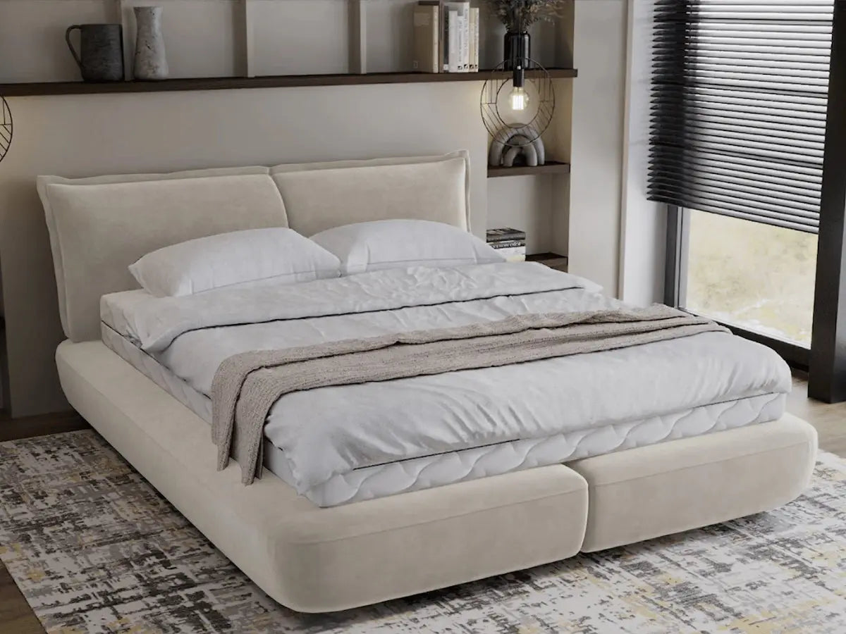 Cama box spring doble - NORA  