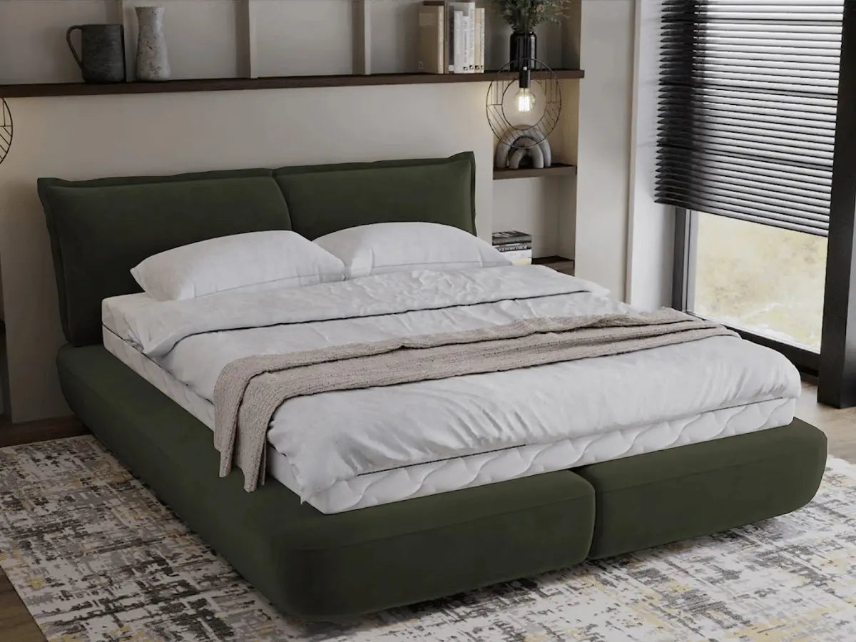 Cama box spring doble - NORA  