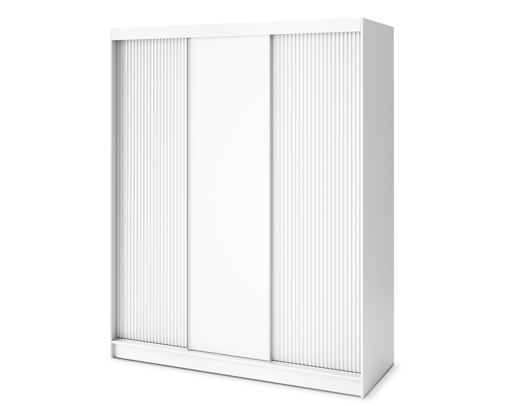 Armoire Dressing Coulissante 120 & 180 cm – Noir ou Blanc – Miroir Optionnel - RAVENTO