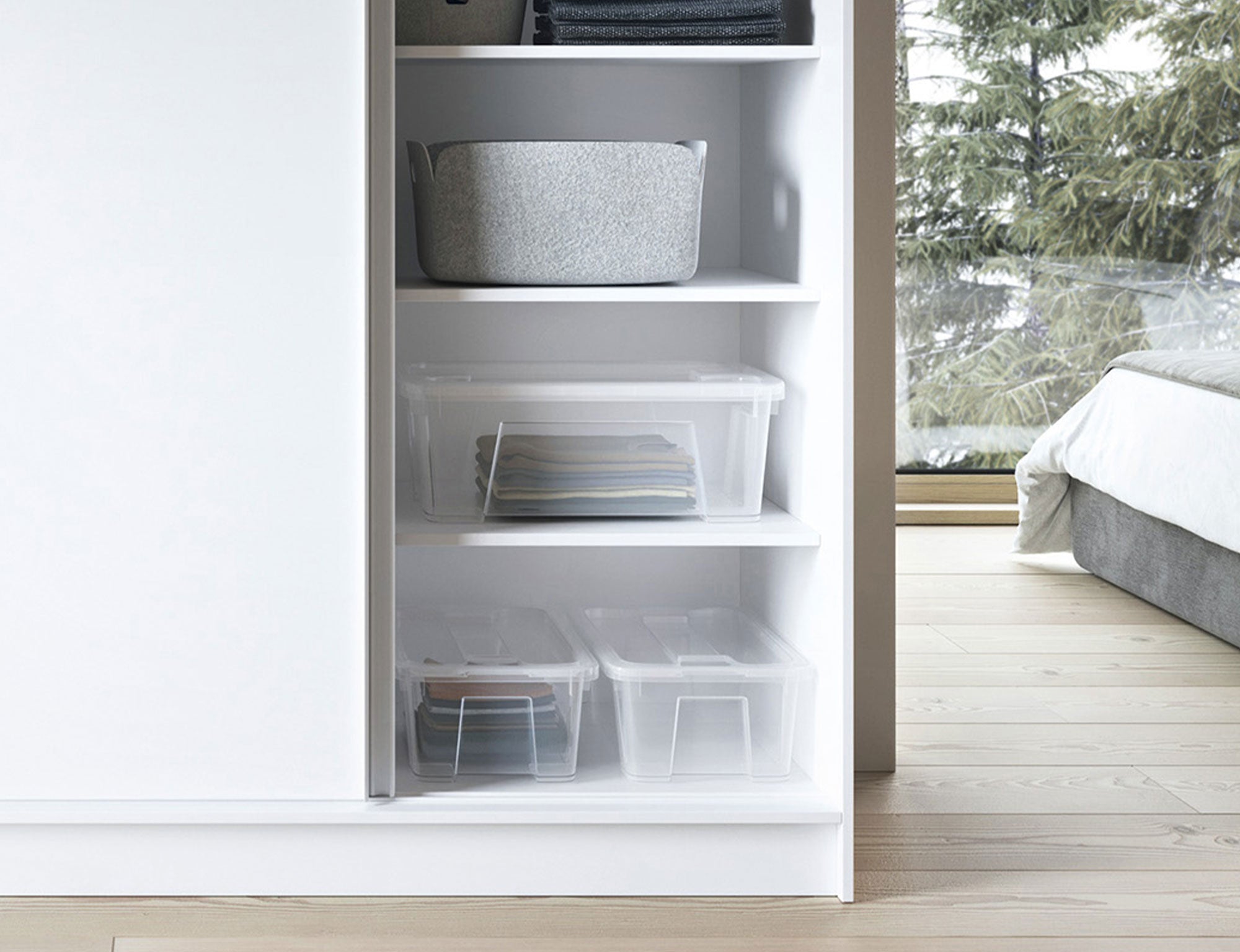 Armoire Dressing Coulissante 120 & 180 cm – Noir ou Blanc – Miroir Optionnel - RAVENTO