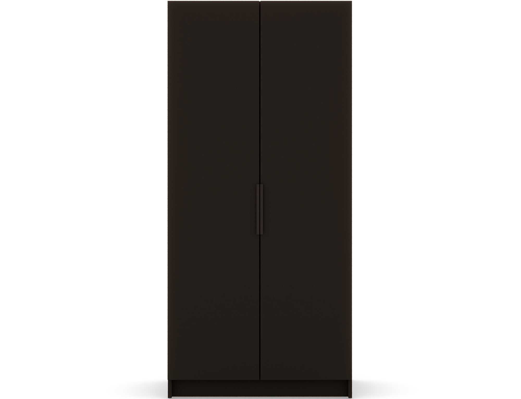 Armoire dressing Léana 100 cm – 2 portes, penderie, étagères, avec ou sans miroir