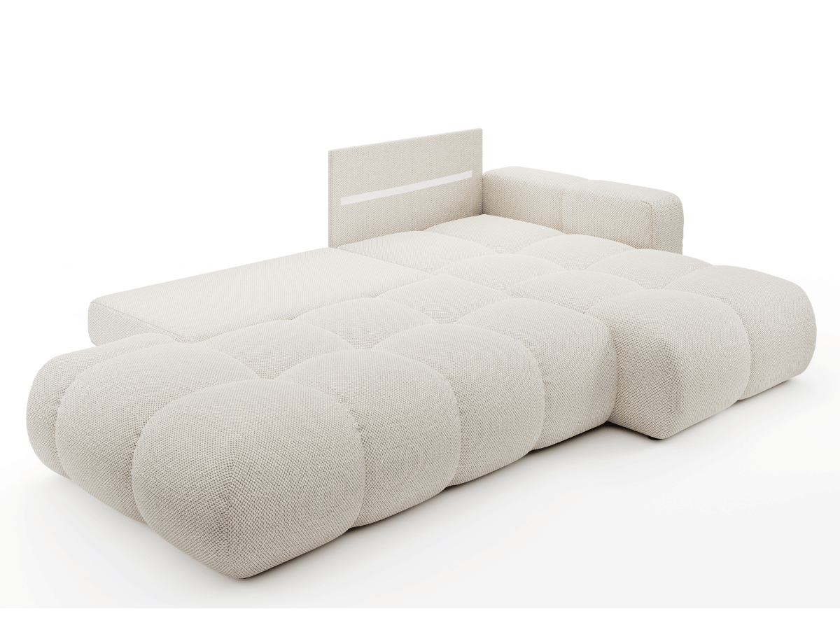 Canapé d'angle convertible MAGENTA – Design asymétrique & ultra confort