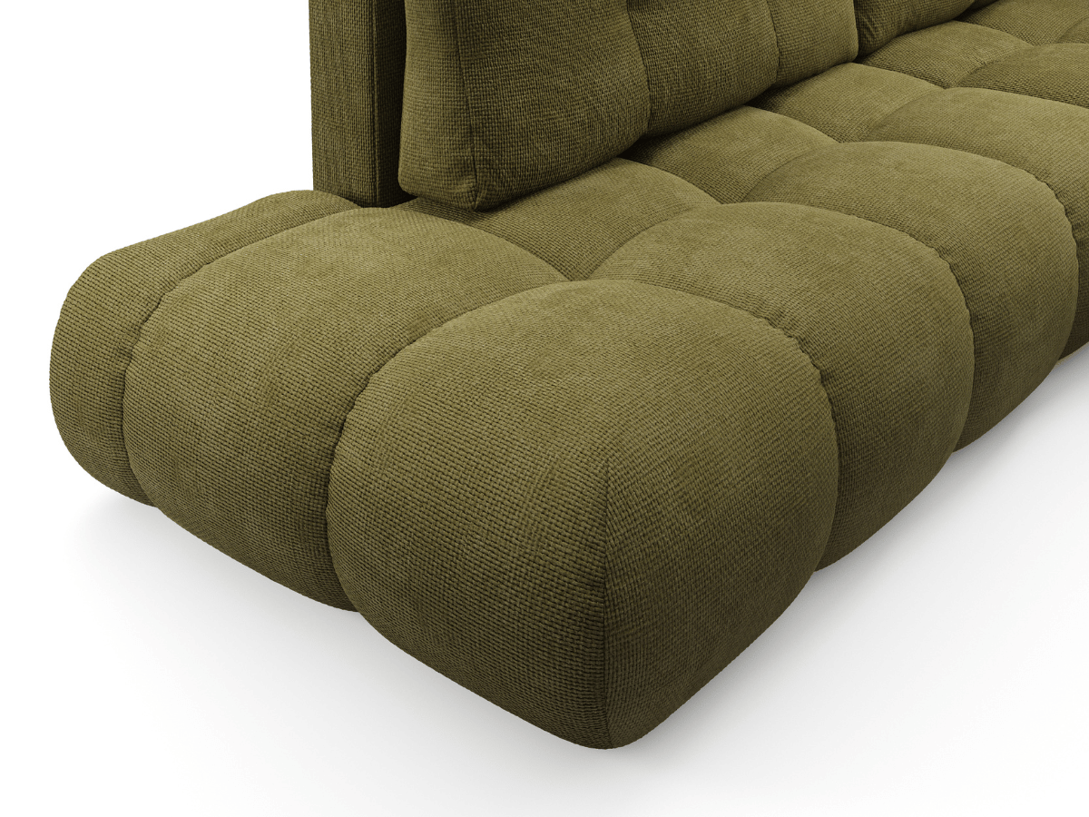Sofá cama esquinero MAGENTA - Diseño asimétrico y ultra confort