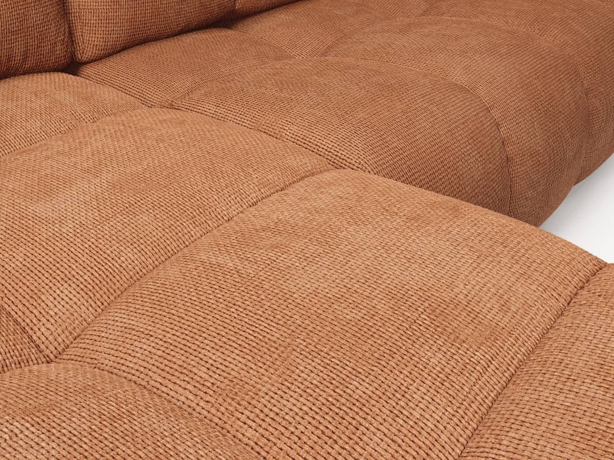 Sofá cama esquinero MAGENTA - Diseño asimétrico y ultra confort
