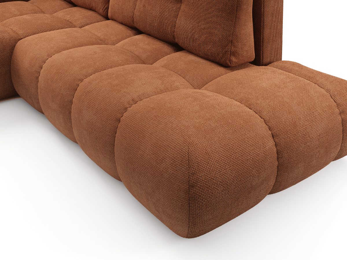 Sofá cama esquinero MAGENTA - Diseño asimétrico y ultra confort