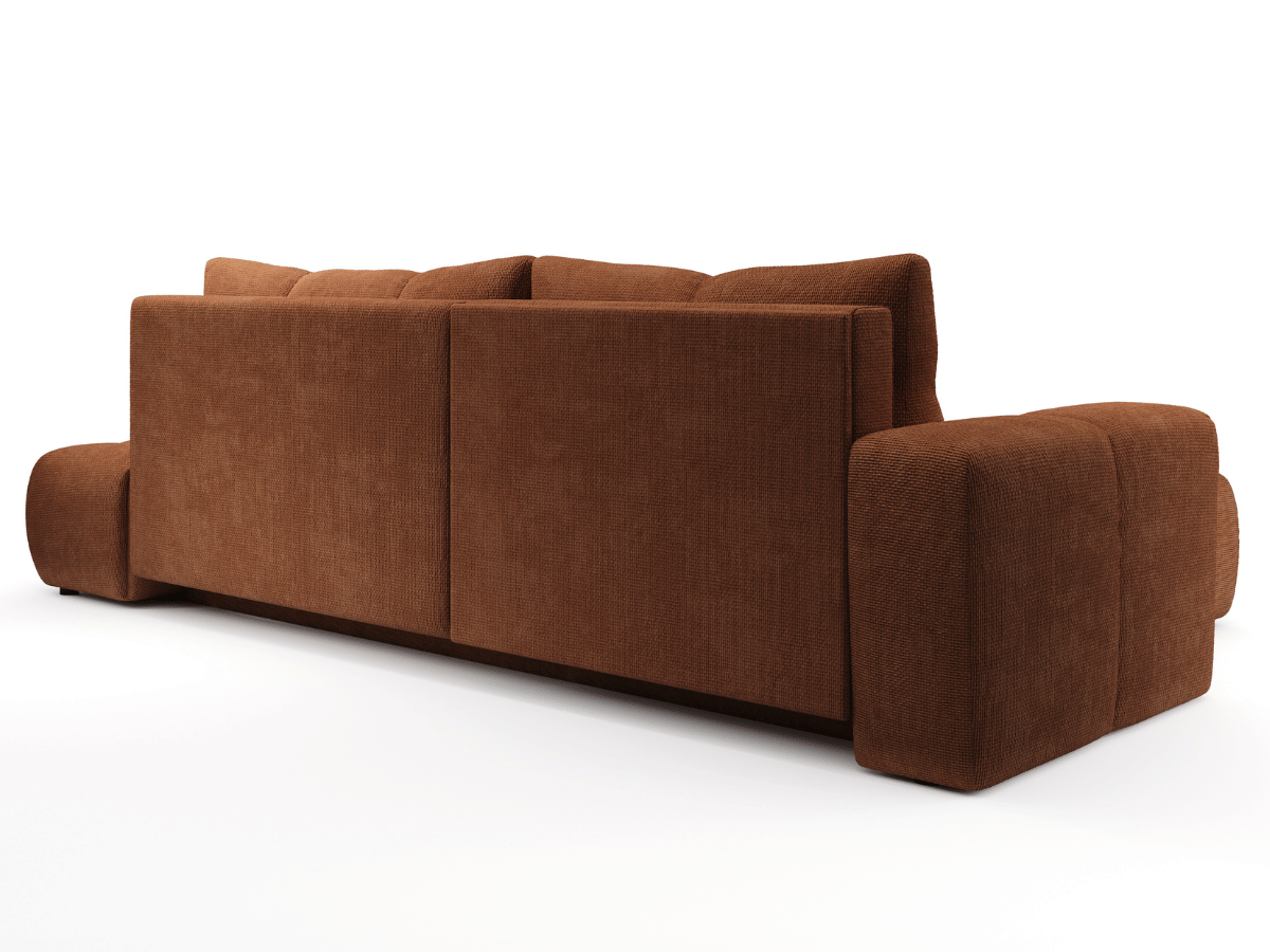 Sofá cama esquinero MAGENTA - Diseño asimétrico y ultra confort
