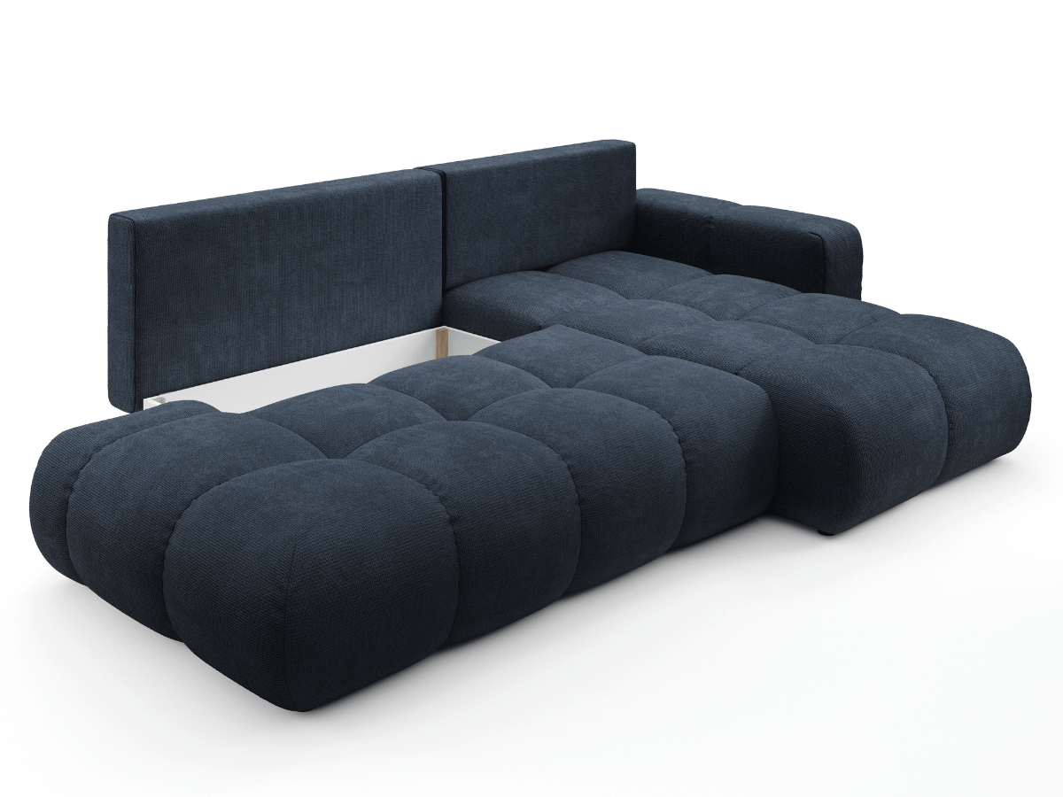 Sofá cama esquinero MAGENTA - Diseño asimétrico y ultra confort