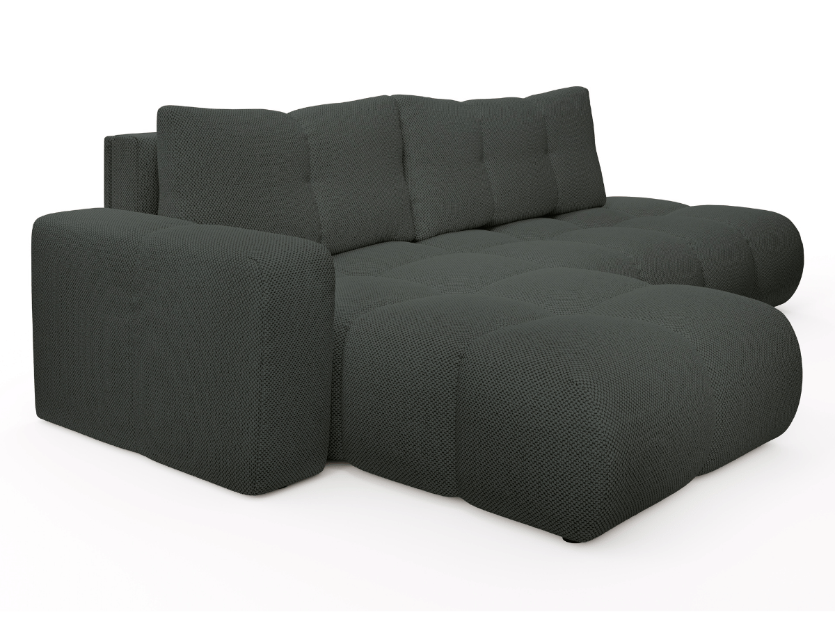 Sofá cama esquinero MAGENTA - Diseño asimétrico y ultra confort