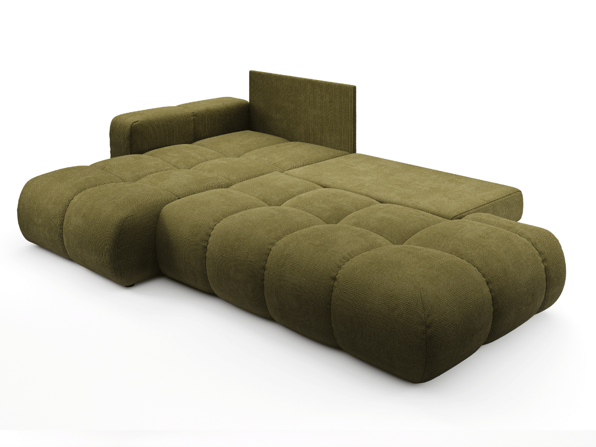 Sofá cama esquinero MAGENTA - Diseño asimétrico y ultra confort