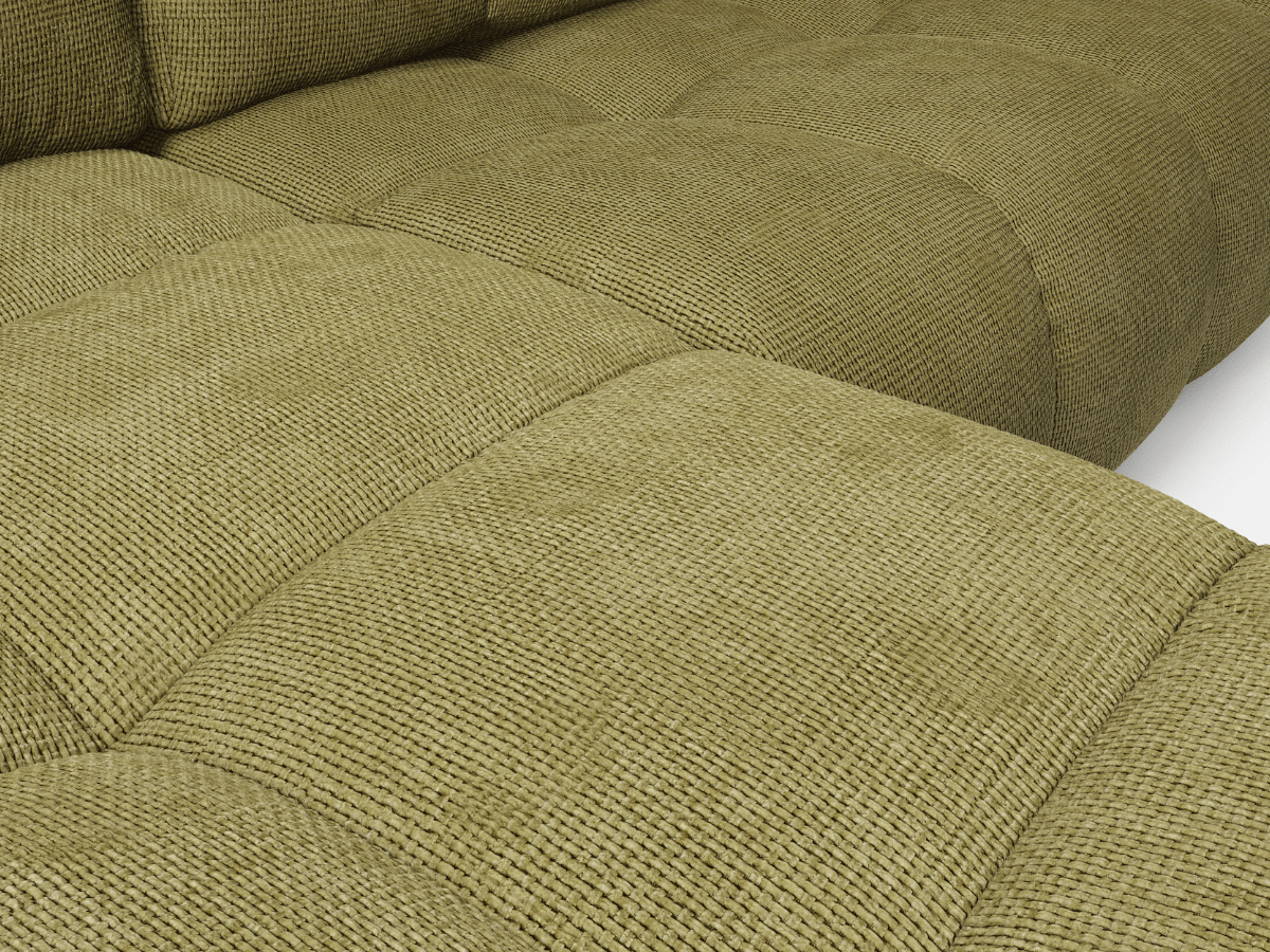 Sofá cama esquinero MAGENTA - Diseño asimétrico y ultra confort