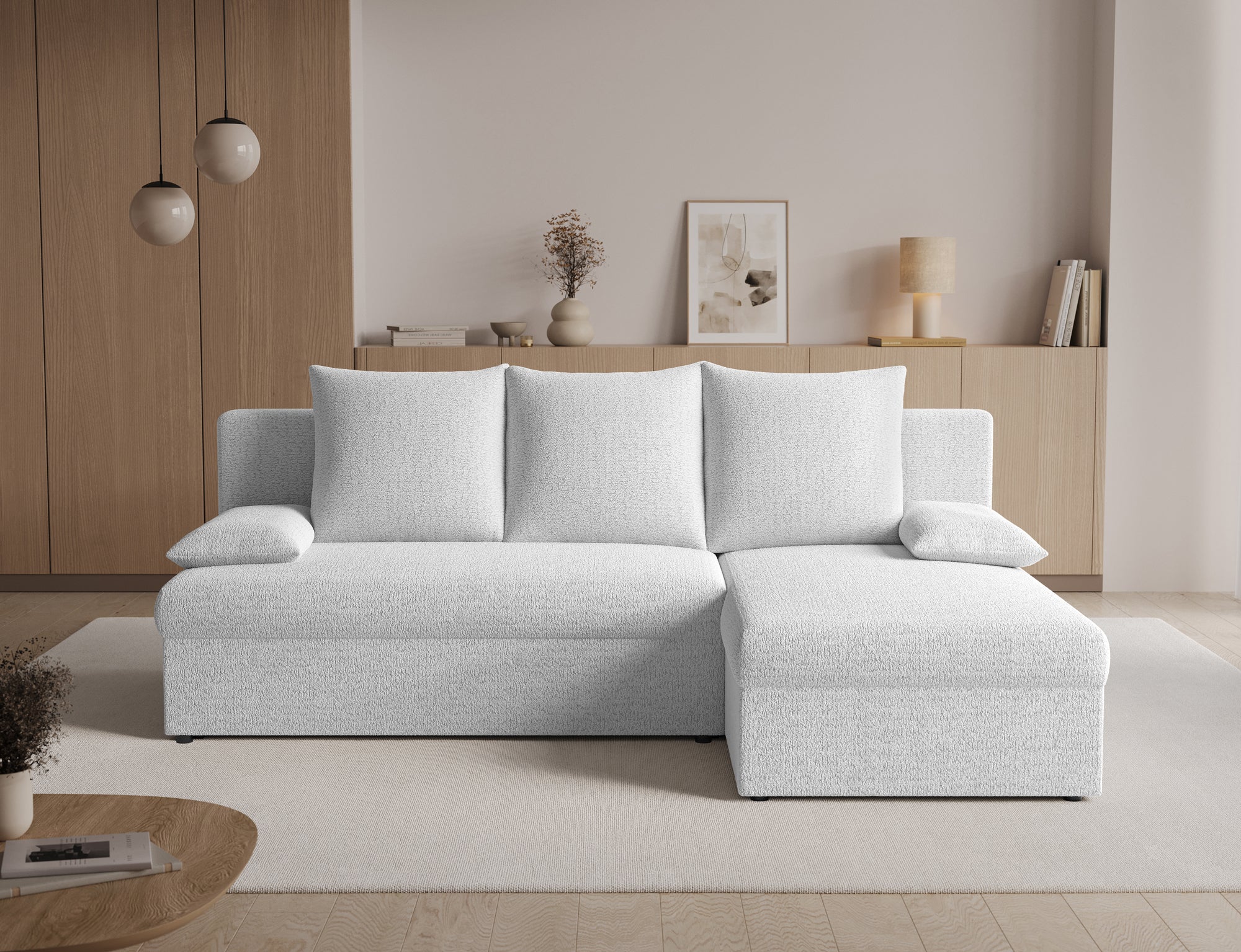 Canapé d’angle Convertible Bastille – Compact, Gain de Place & Petit Prix