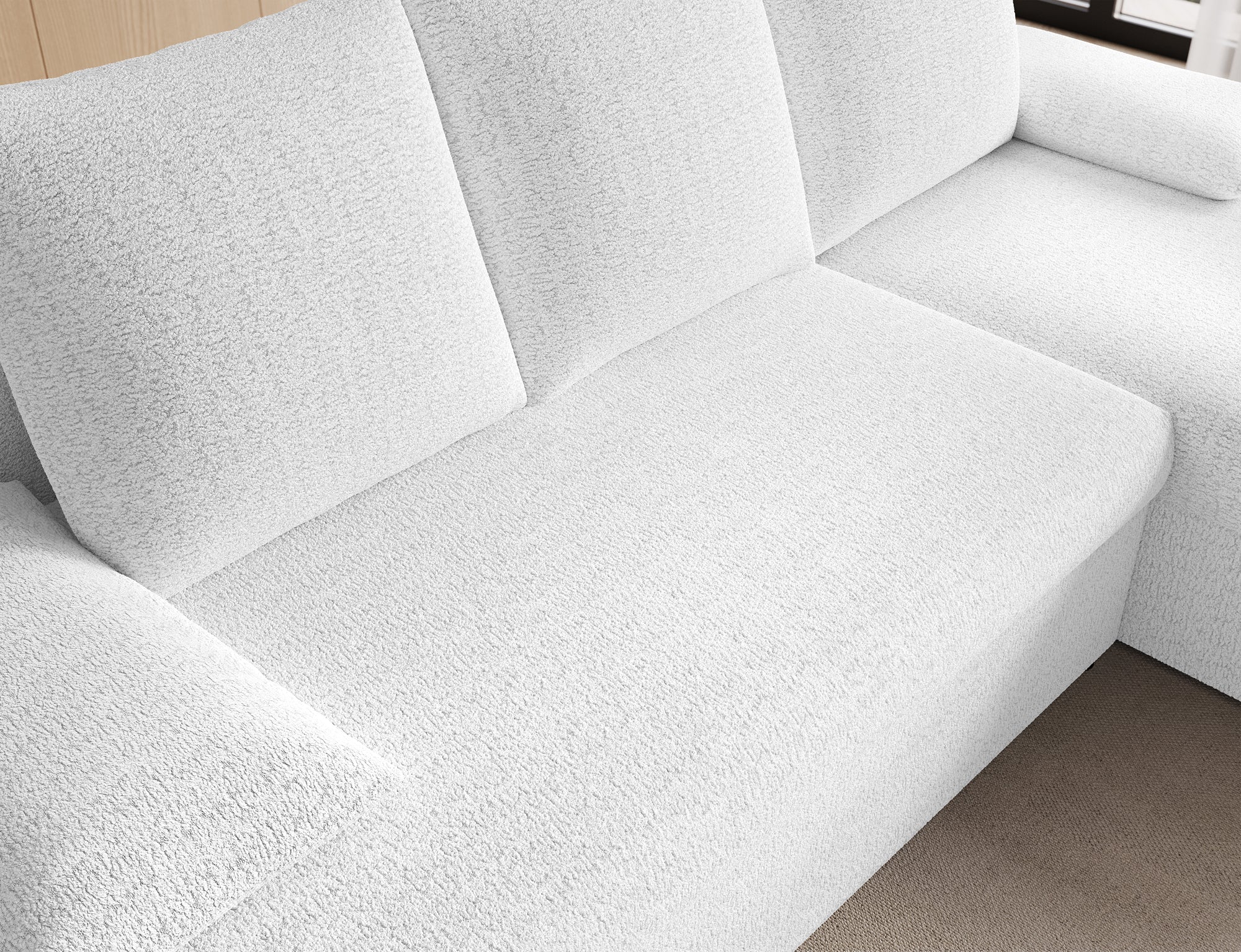 Canapé d’angle Convertible Bastille – Compact, Gain de Place & Petit Prix