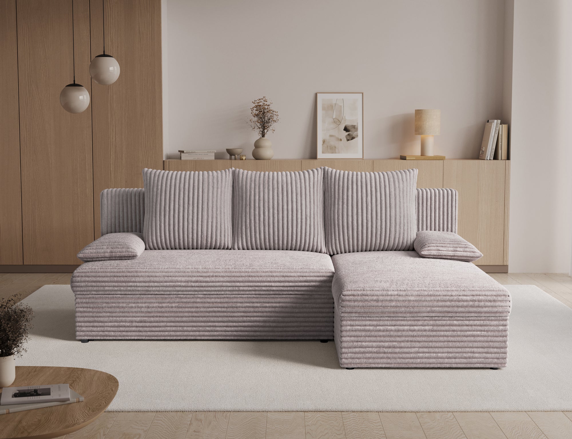 Canapé d’angle Convertible Bastille – Compact, Gain de Place & Petit Prix