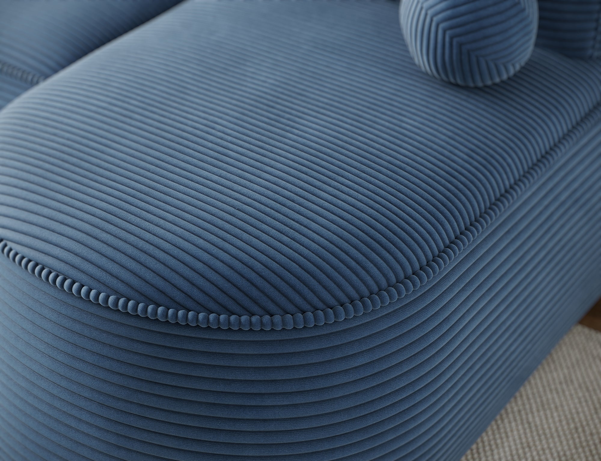 Canapé d’angle convertible avec coffre, idéal petit espace – Châtelet