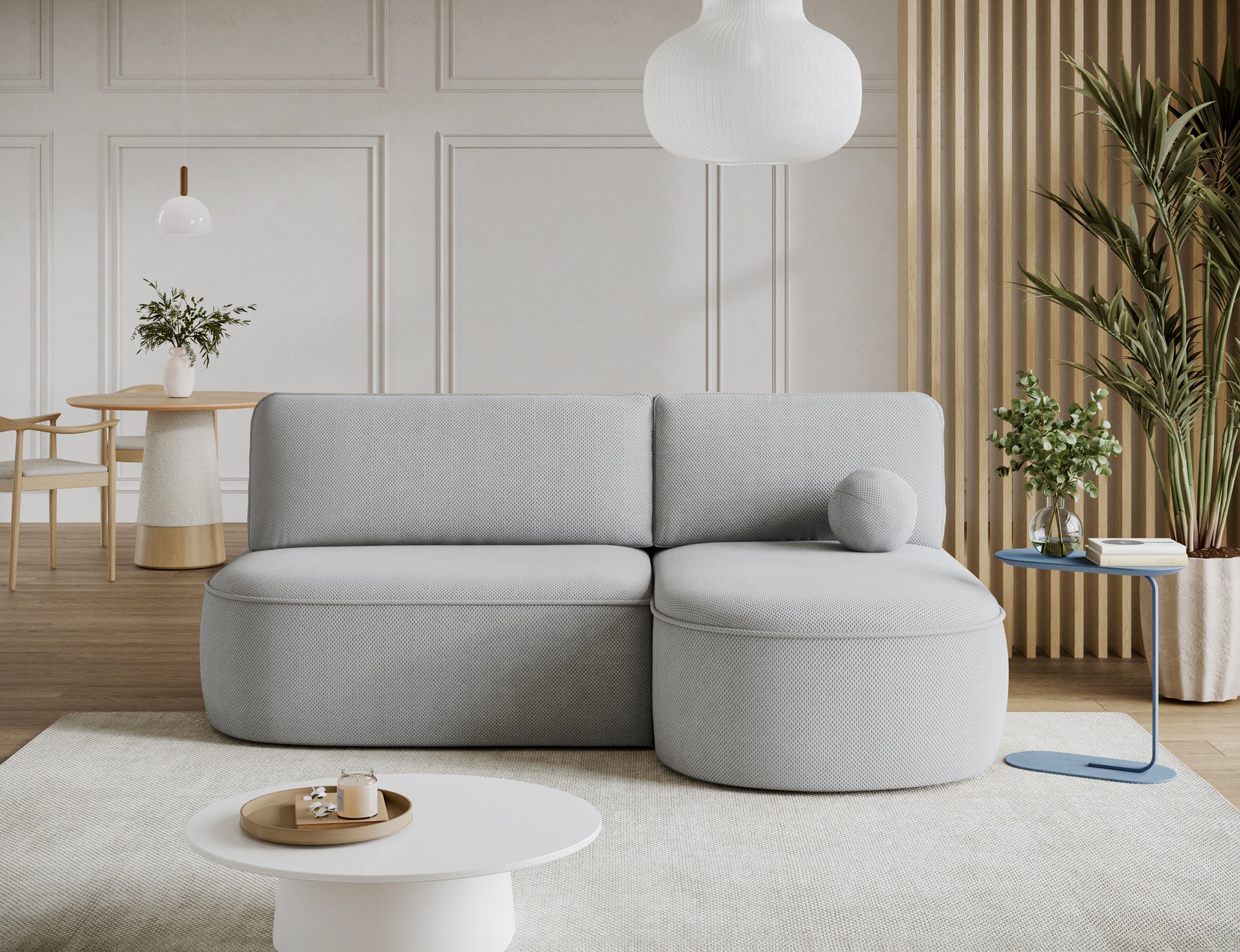 Canapé d’angle convertible avec coffre, idéal petit espace – Châtelet