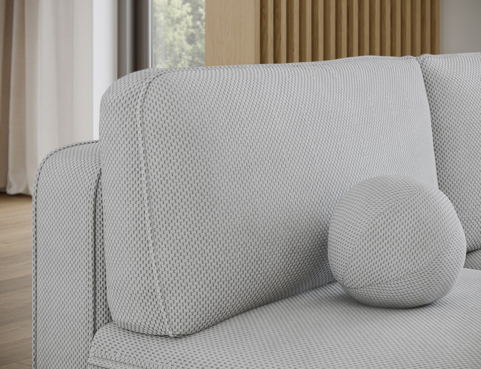 Canapé d’angle convertible avec coffre, idéal petit espace – Châtelet