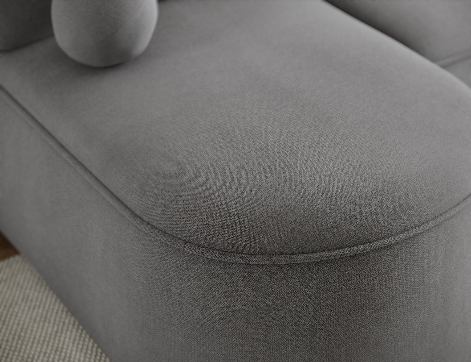 Canapé d’angle convertible avec coffre, idéal petit espace – Châtelet