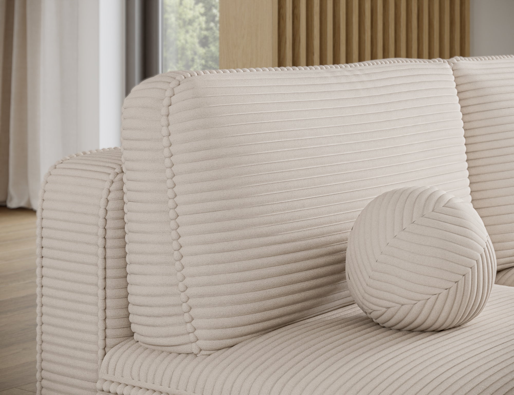 Canapé d’angle convertible avec coffre, idéal petit espace – Châtelet