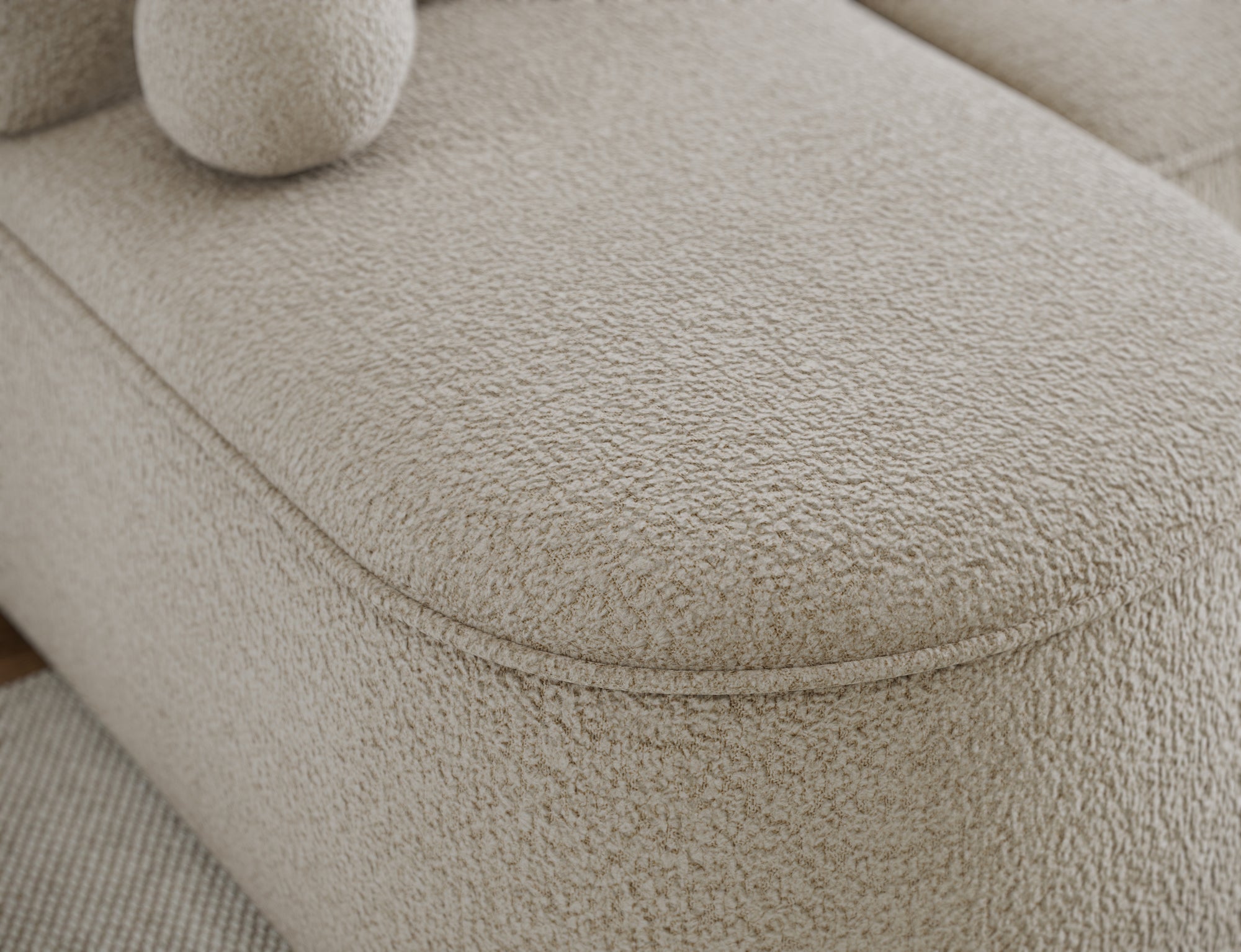 Canapé d’angle convertible avec coffre, idéal petit espace – Châtelet