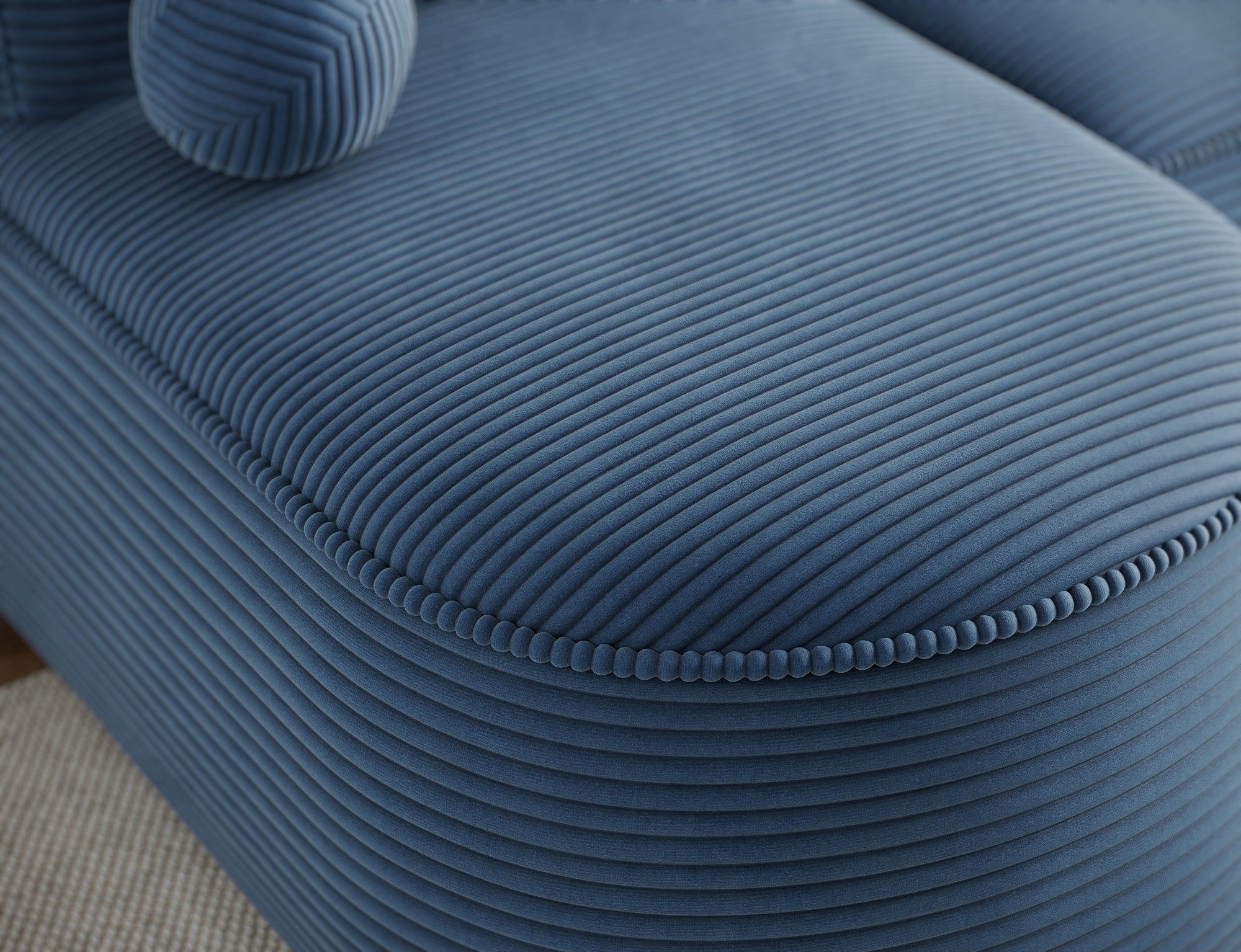 Canapé d’angle convertible avec coffre, idéal petit espace – Châtelet