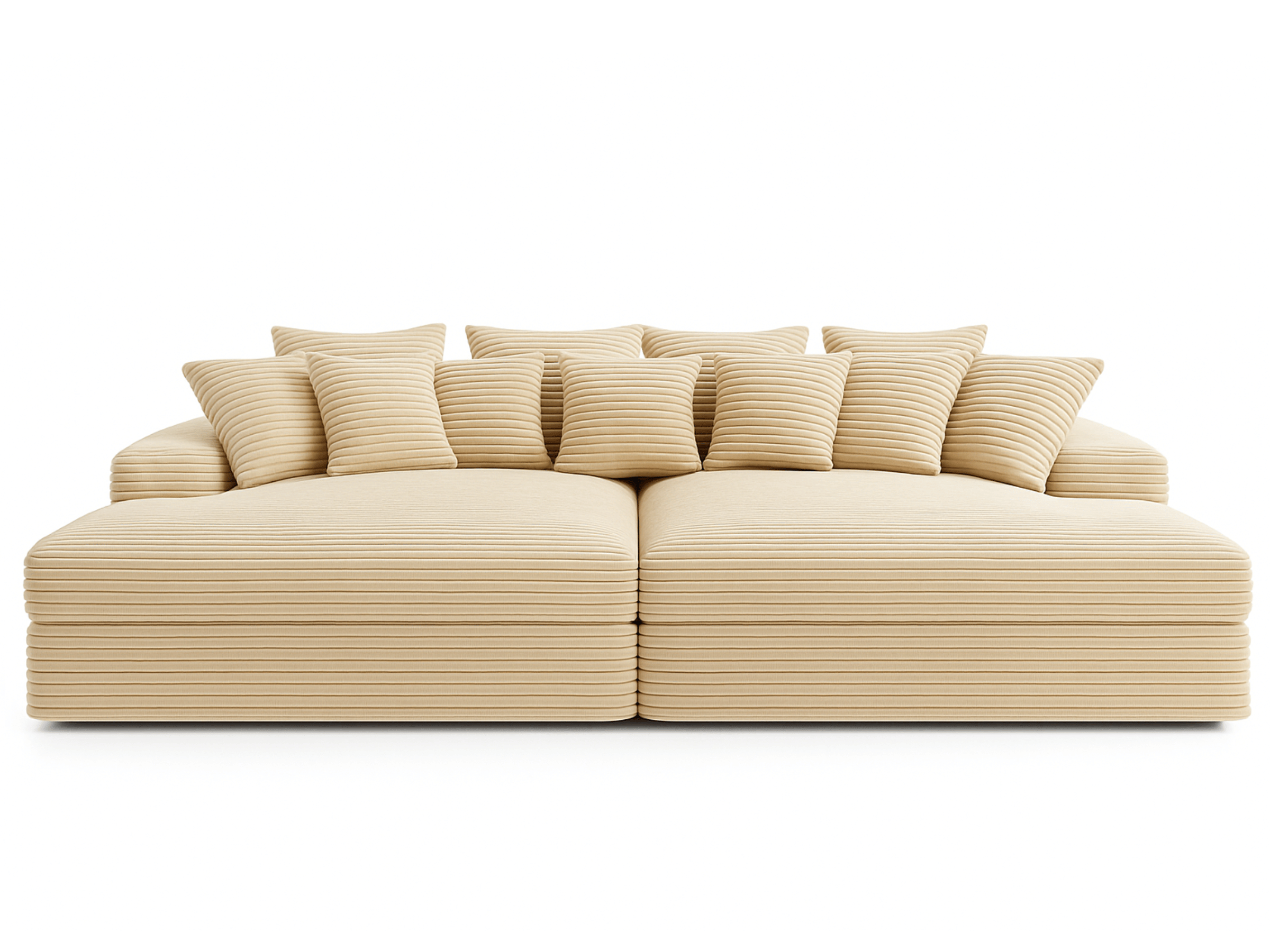 Canapé en velours côtelé doux OPERA