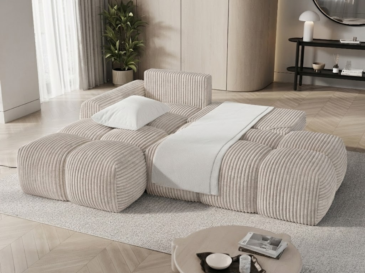 Canapé d’Angle Kléber – Design contemporain & confort XXL