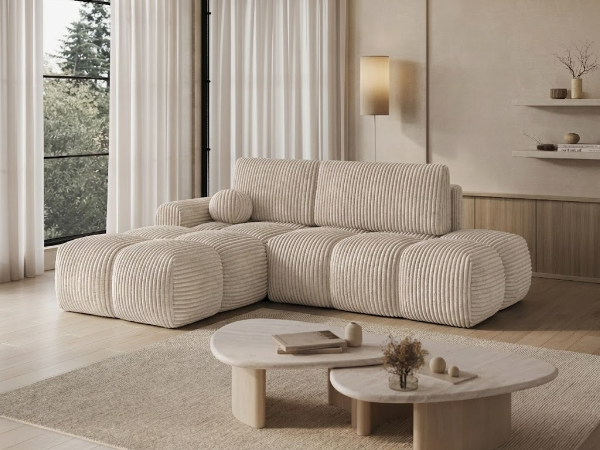 Canapé d’Angle Kléber – Design contemporain & confort XXL
